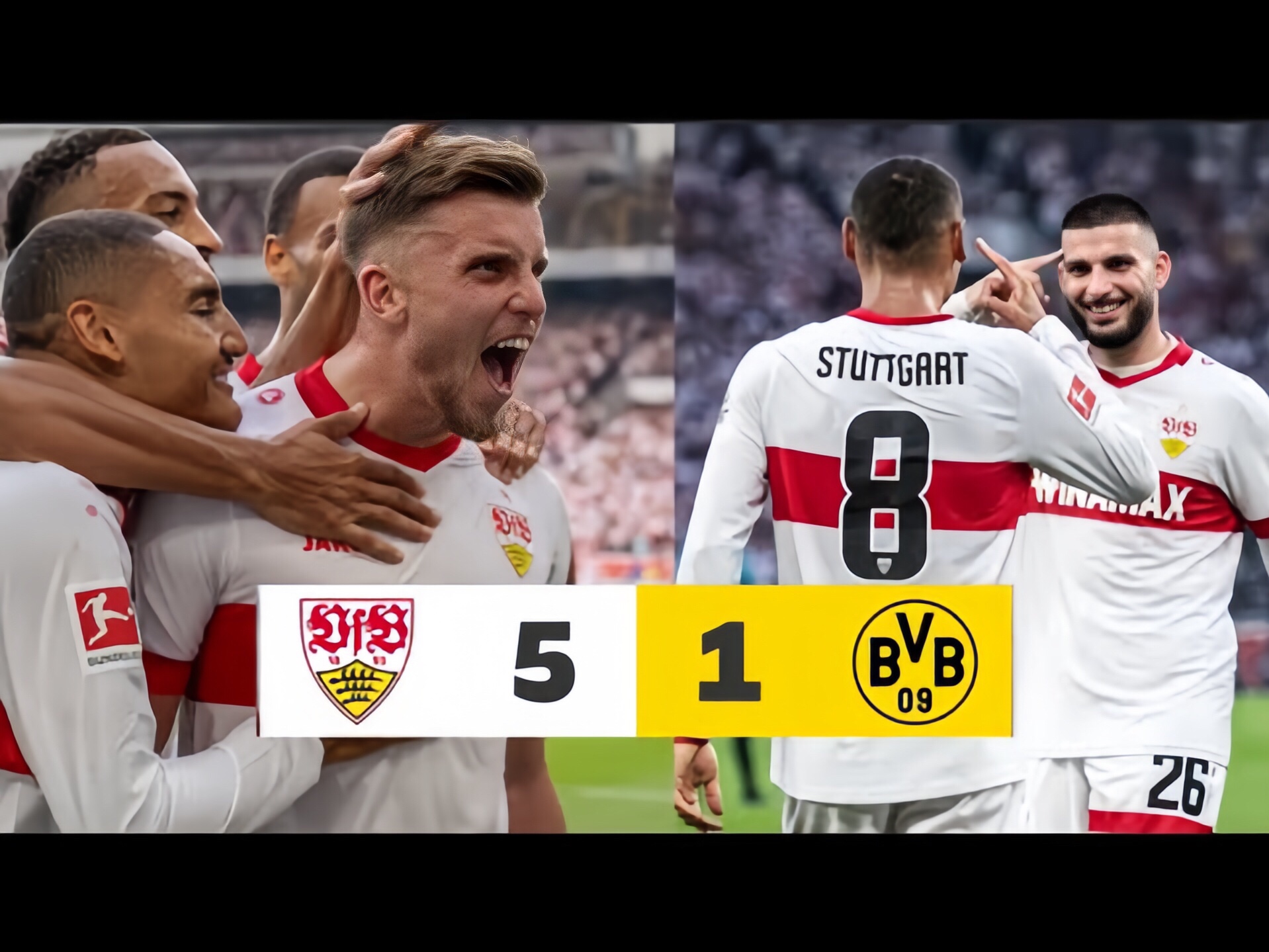 包含荣耀辉煌，多特蒙德对阵斯图加特的词条